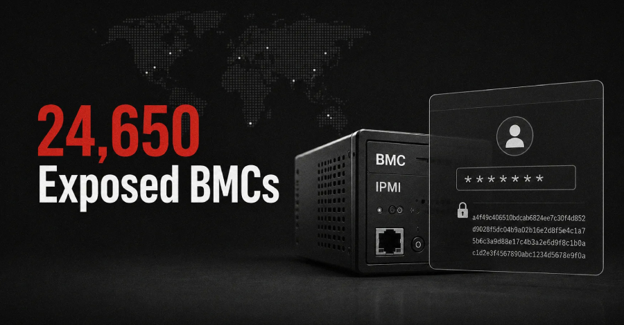 24,650 Internet-Exposed BMCs Disclose IPMI Password Hashes Before Login